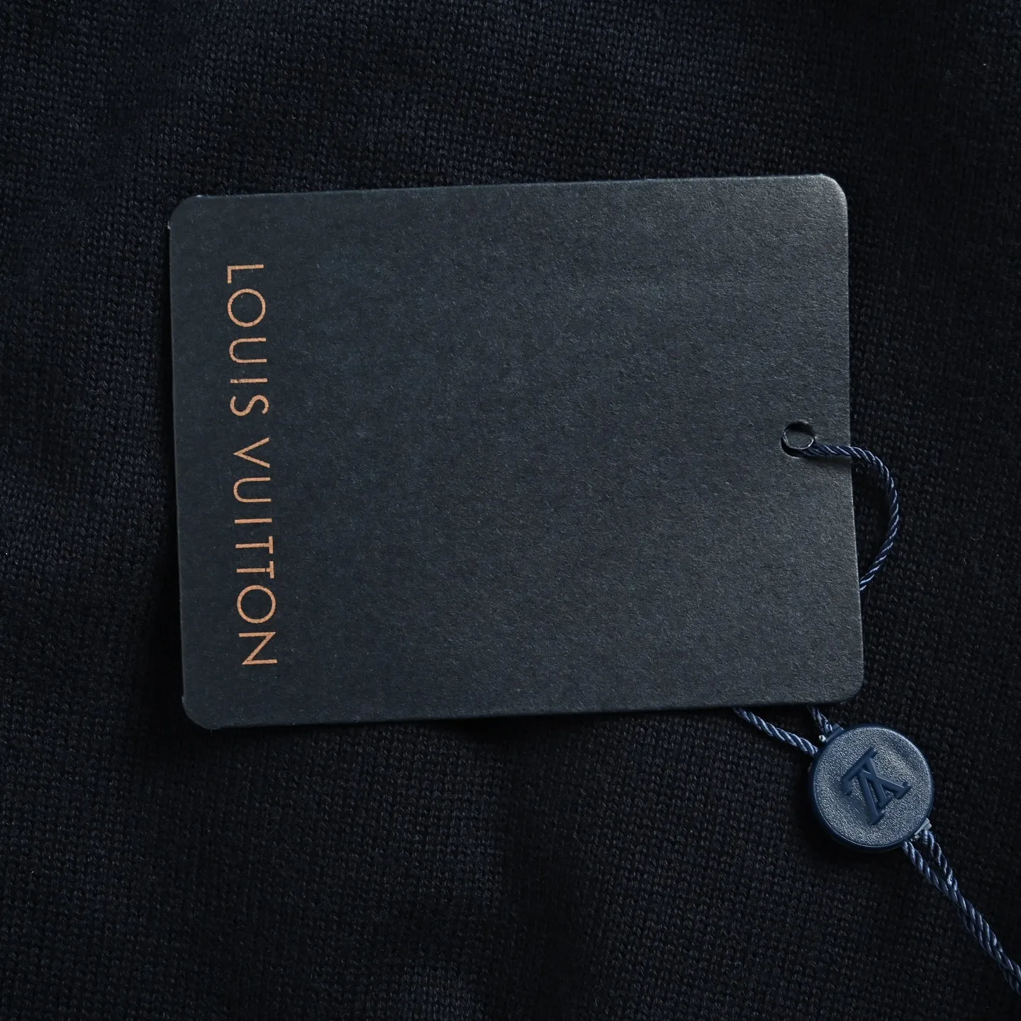 Louis Vuitton/Louis Vuitton leather label printed double-sided stand-up collar jacket
